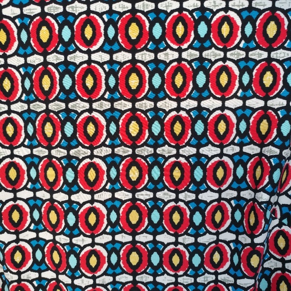 Laundry by Shelli Segal Geometric Split-Sleeve - Picture 2 of 5